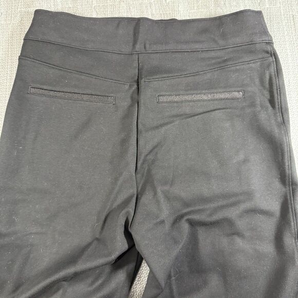 SPANX Pants Womens M Black Perfect Fit Ponte High Rise Flare Leg Stretch 20252R - Picture 5 of 8